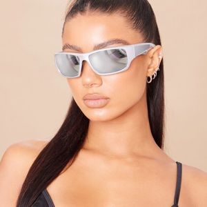 PLT Silver Sporty Sunglasses